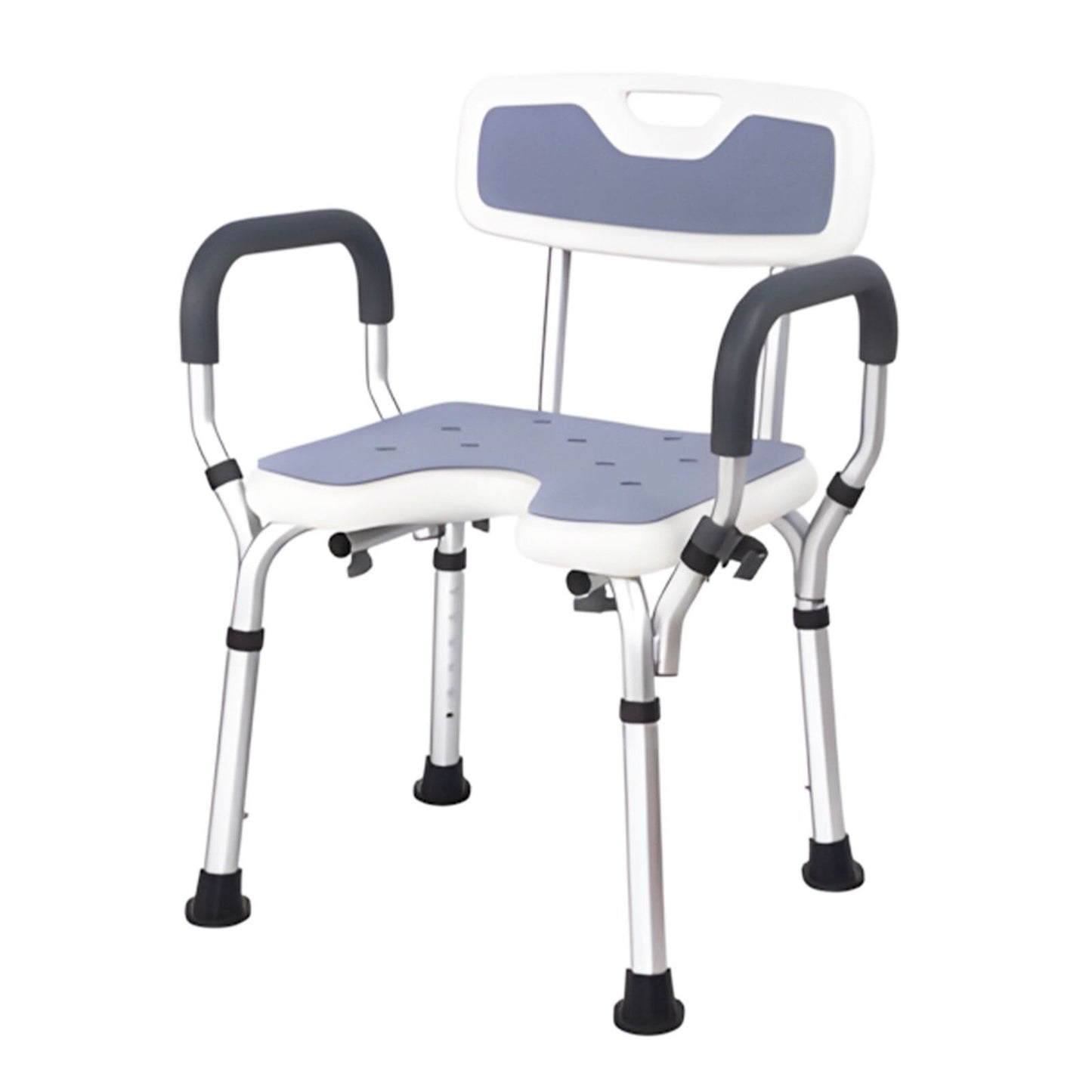 Folding Shower Chair (Backrest and Padded Armrests included)