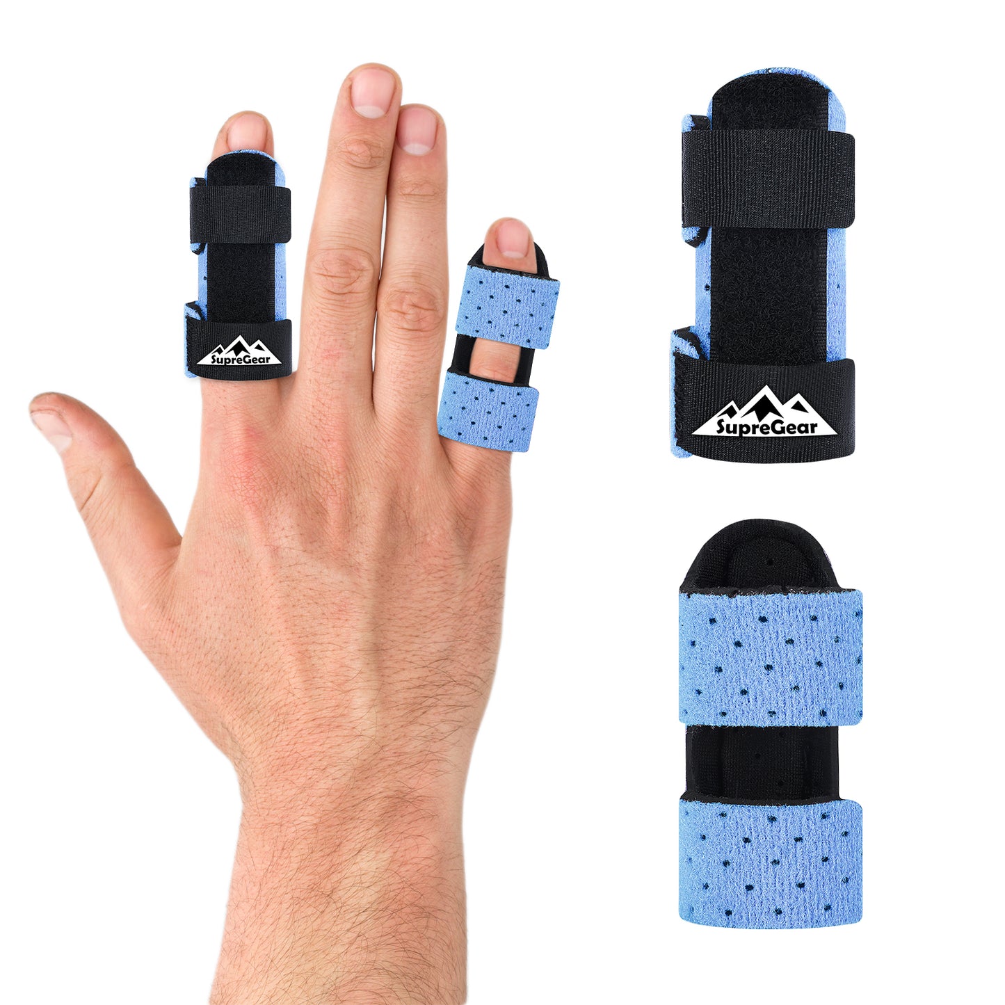 2-Pack Finger Splints, Universal Support for Broken & Trigger Fingers