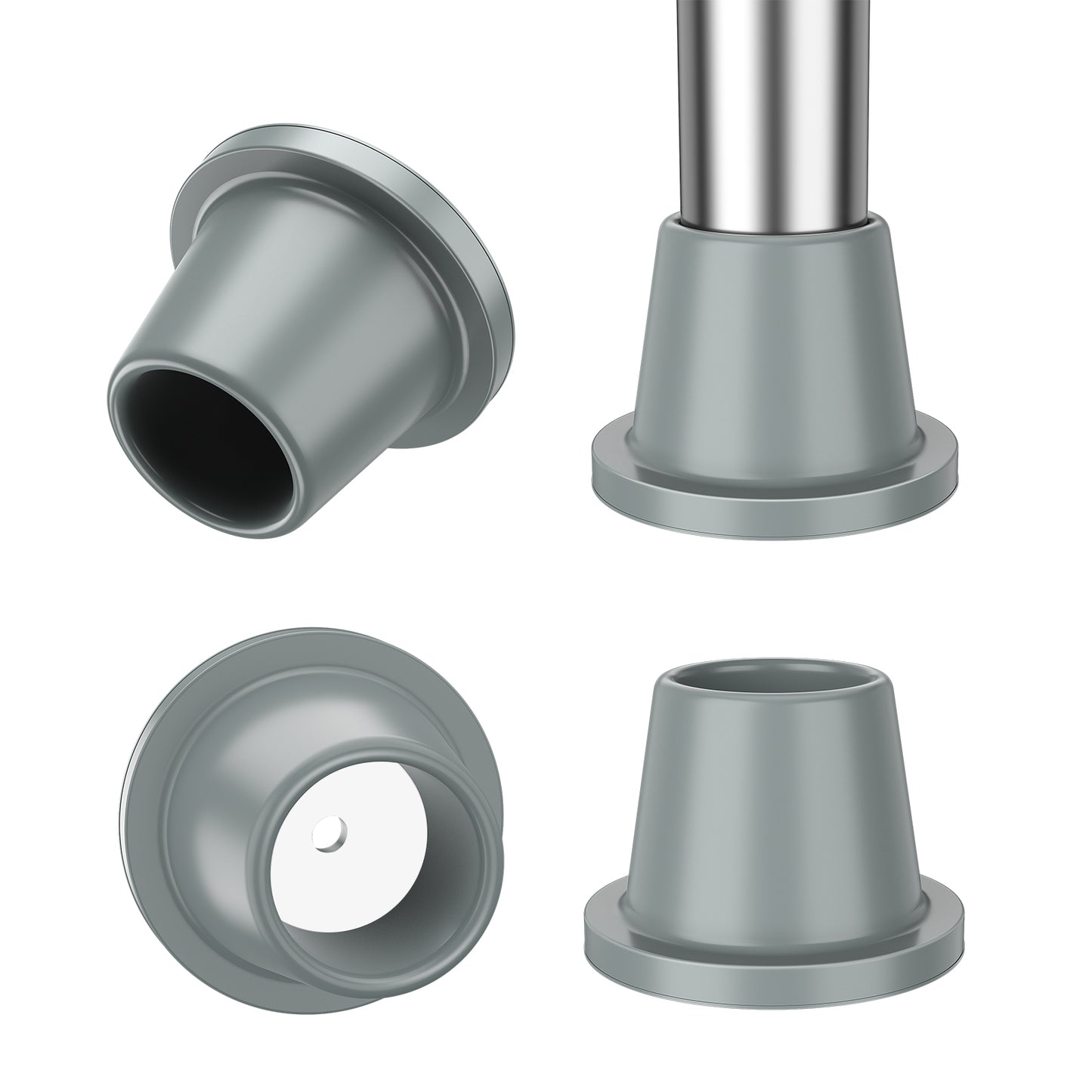 4-Pack Non-Slip Shower Chair Feet