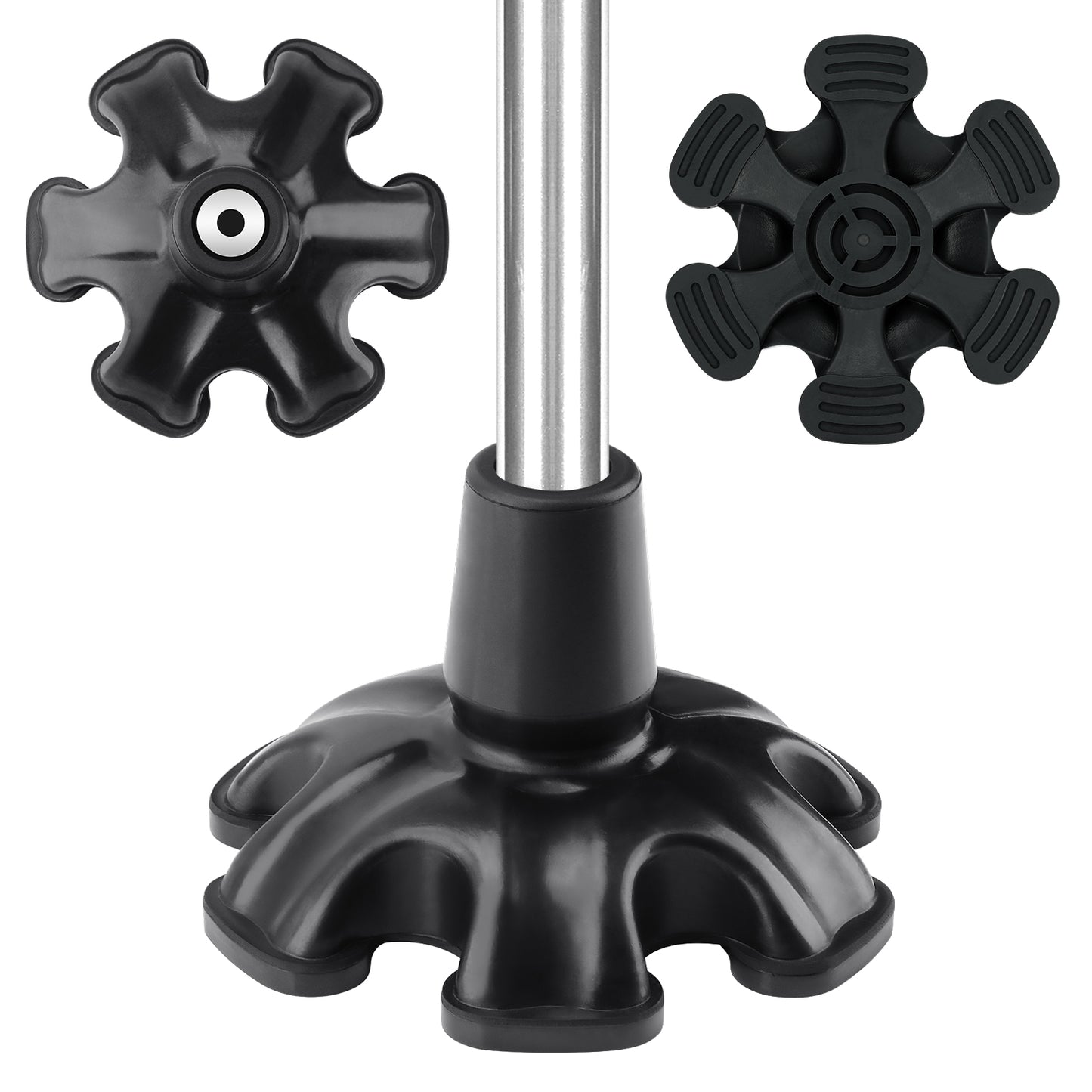 3/4 Inch Stable Six Point Non-Slip Cane Tip