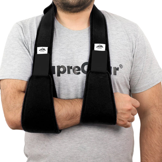 Arm Sling Shoulder Immobilizer, 0.18 lb Lightweight Support with 61" Adjustable Straps