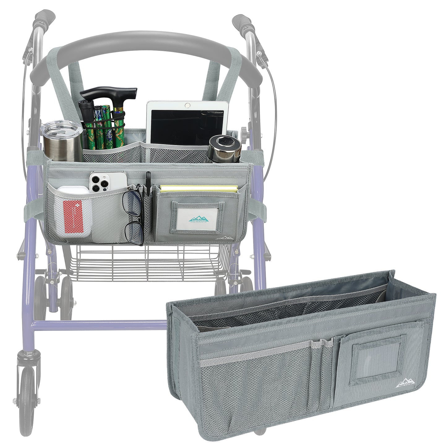 Large Capacity Rollator Basket
