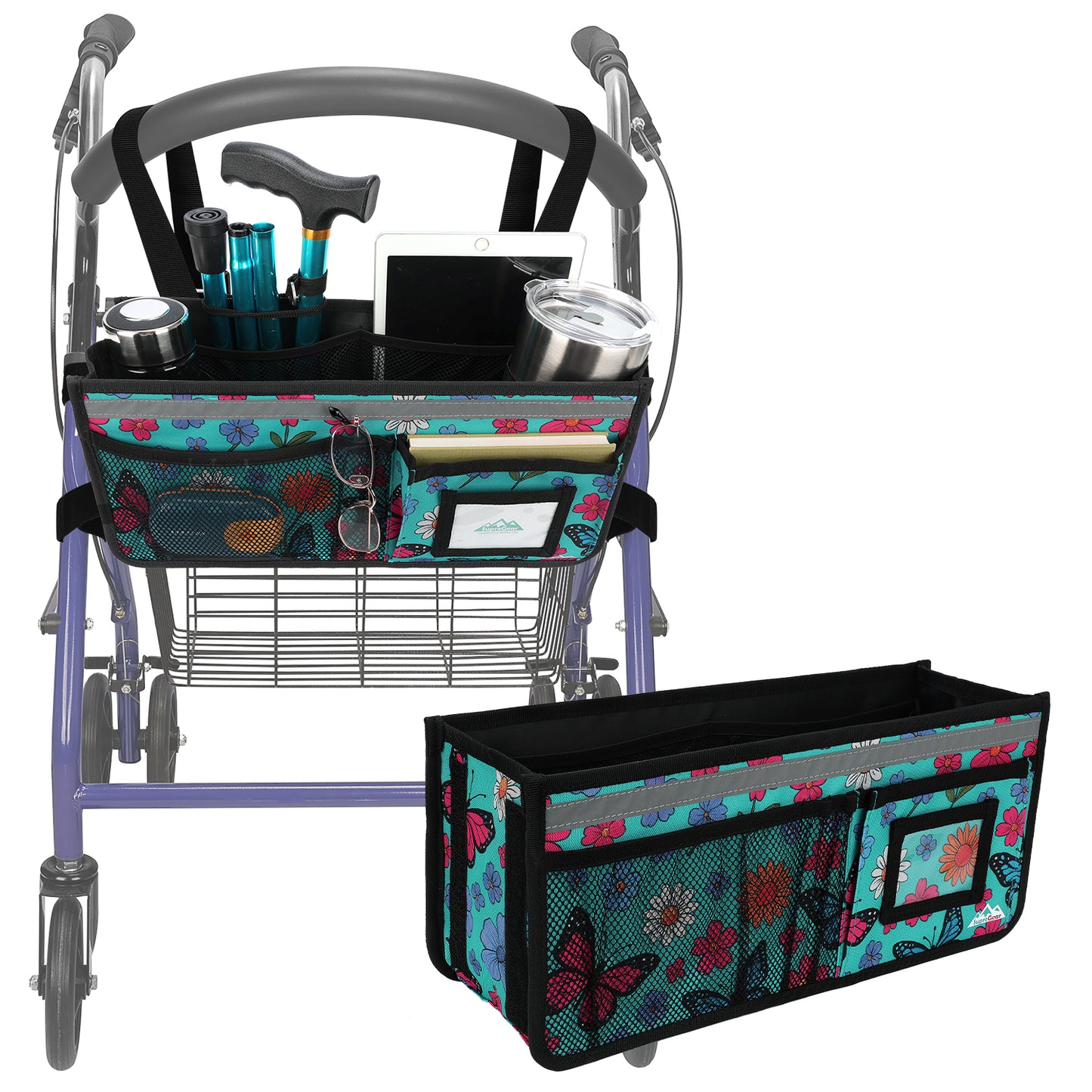 Large Capacity Rollator Basket