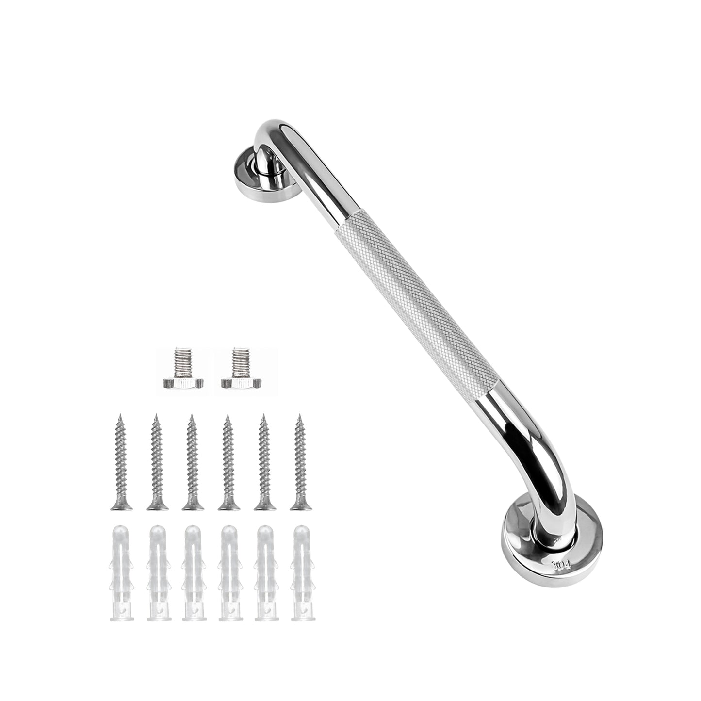 Non-Slip Bathroom Grab Bar Rail