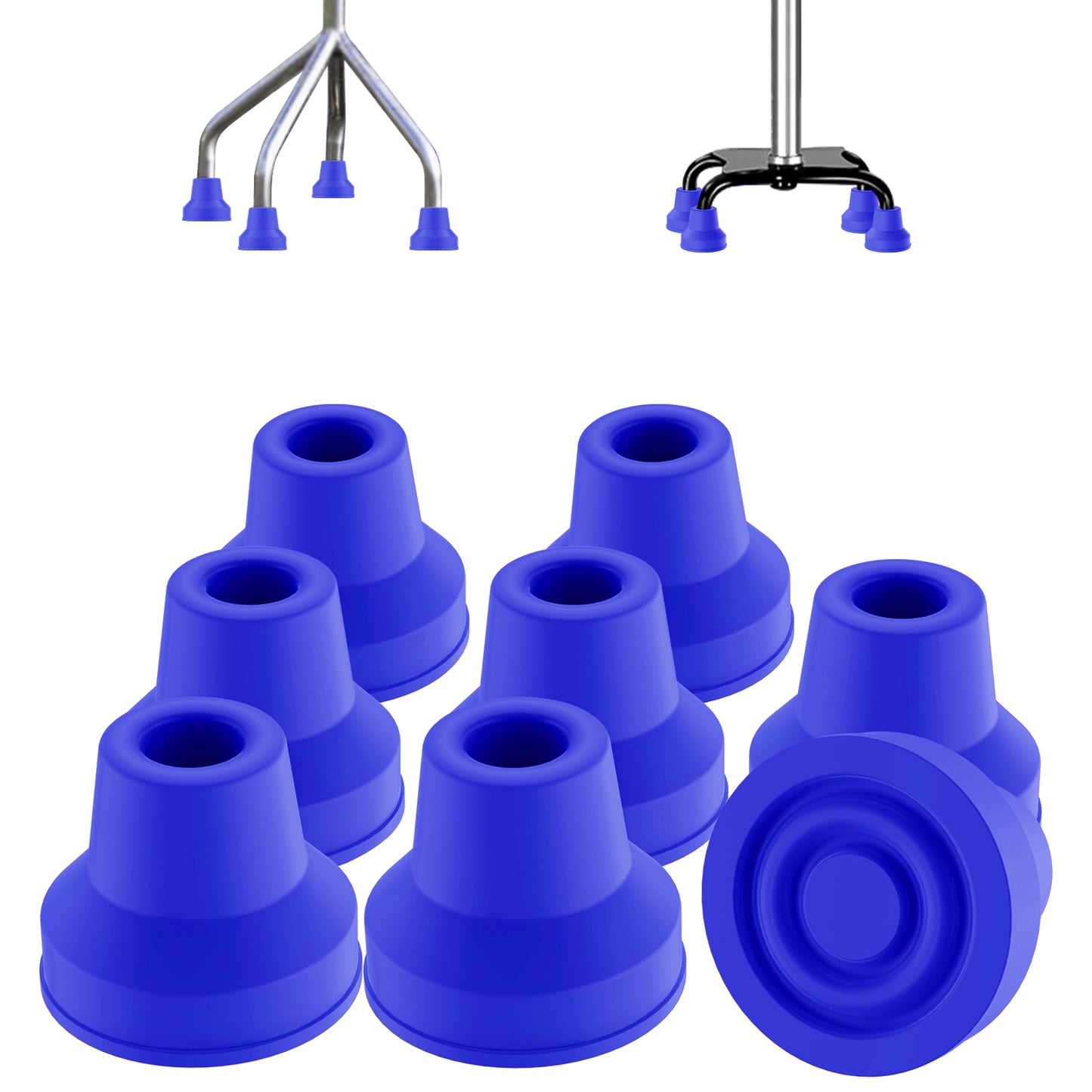 8pcs Quad Cane Tip