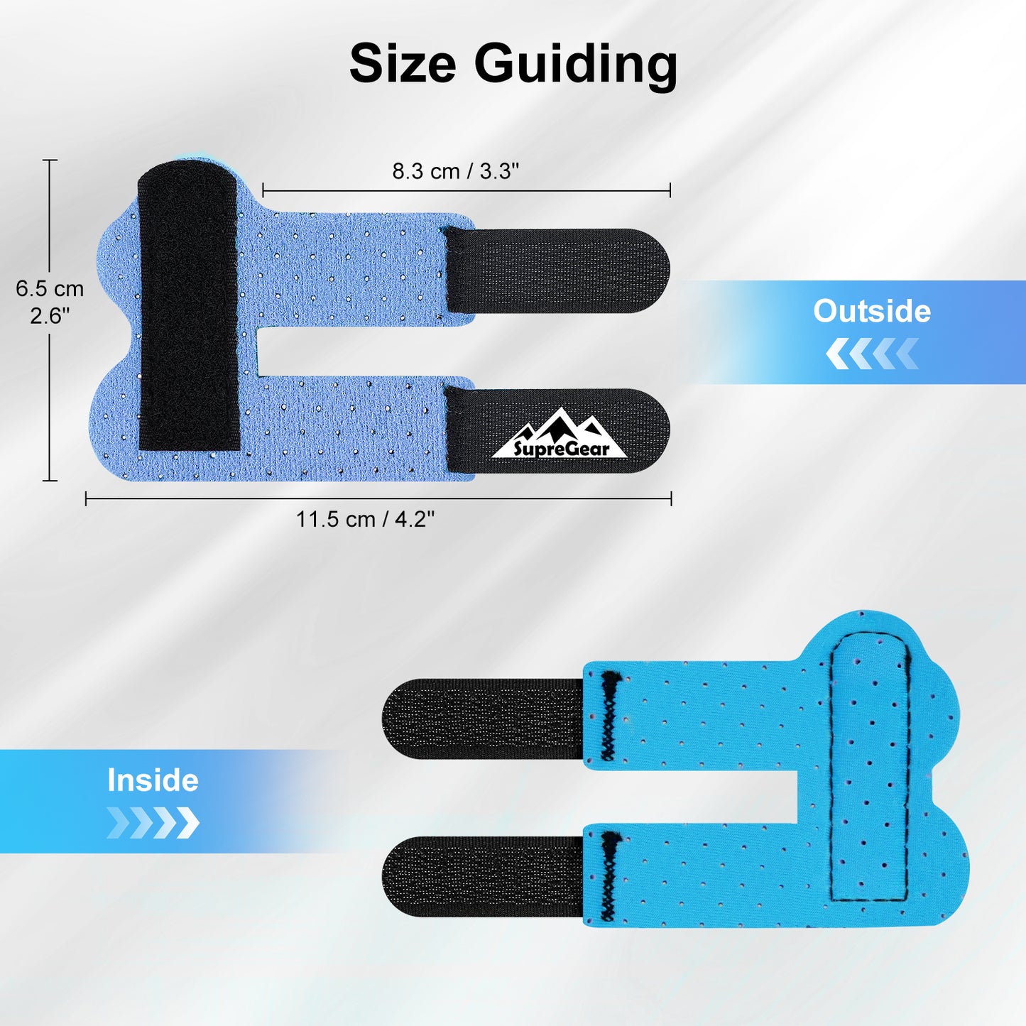 2-Pack Finger Splints, Universal Support for Broken & Trigger Fingers
