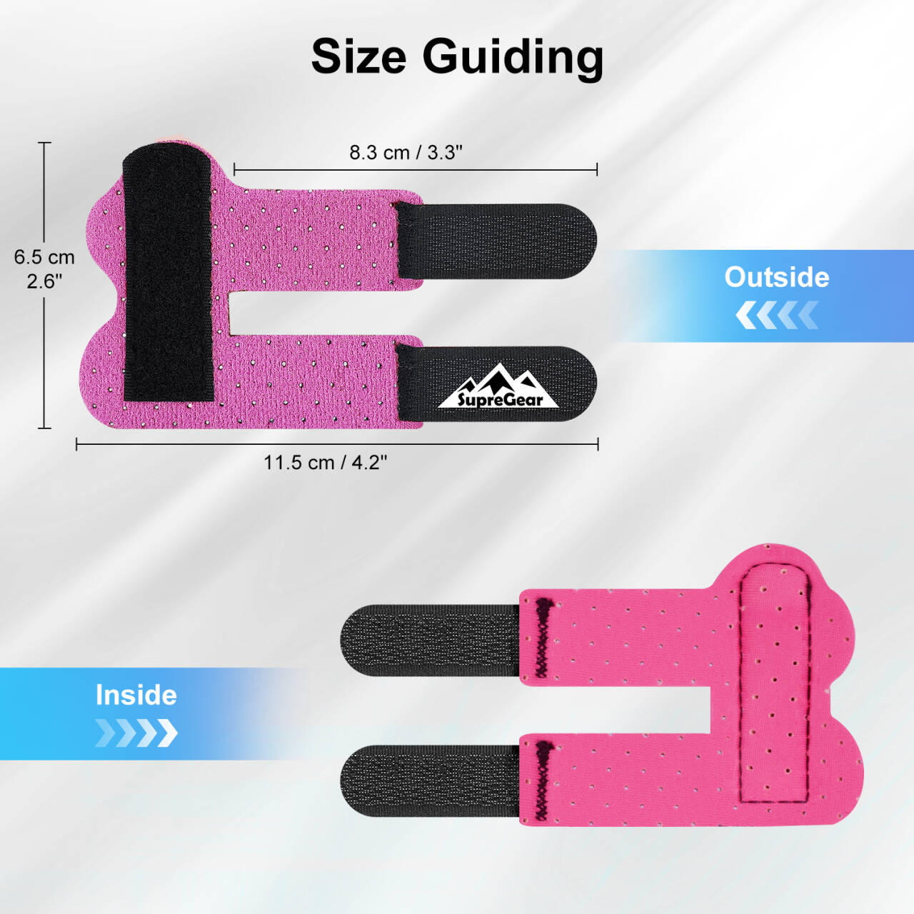 2-Pack Finger Splints, Universal Support for Broken & Trigger Fingers