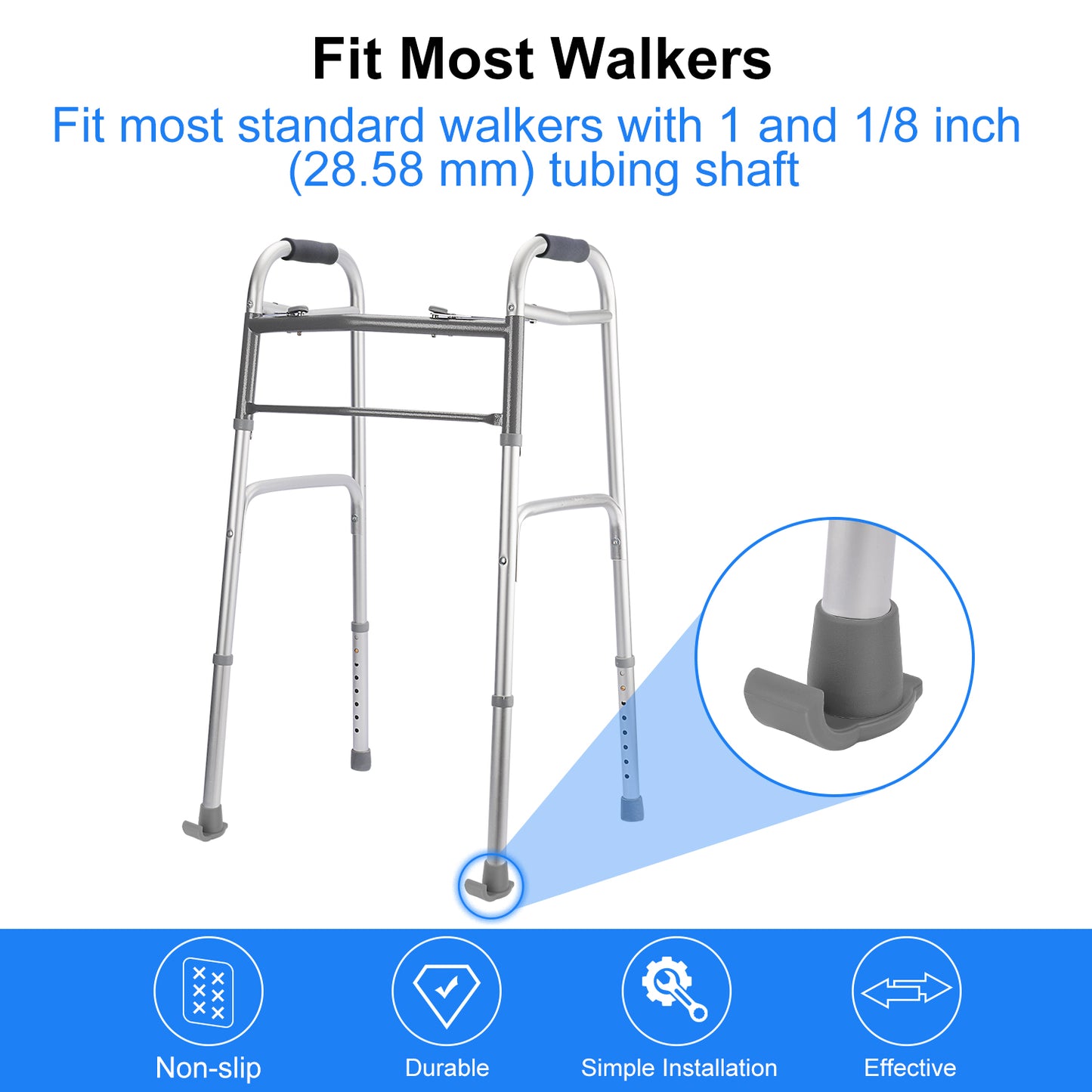 Glide Skis Accessory for Walker