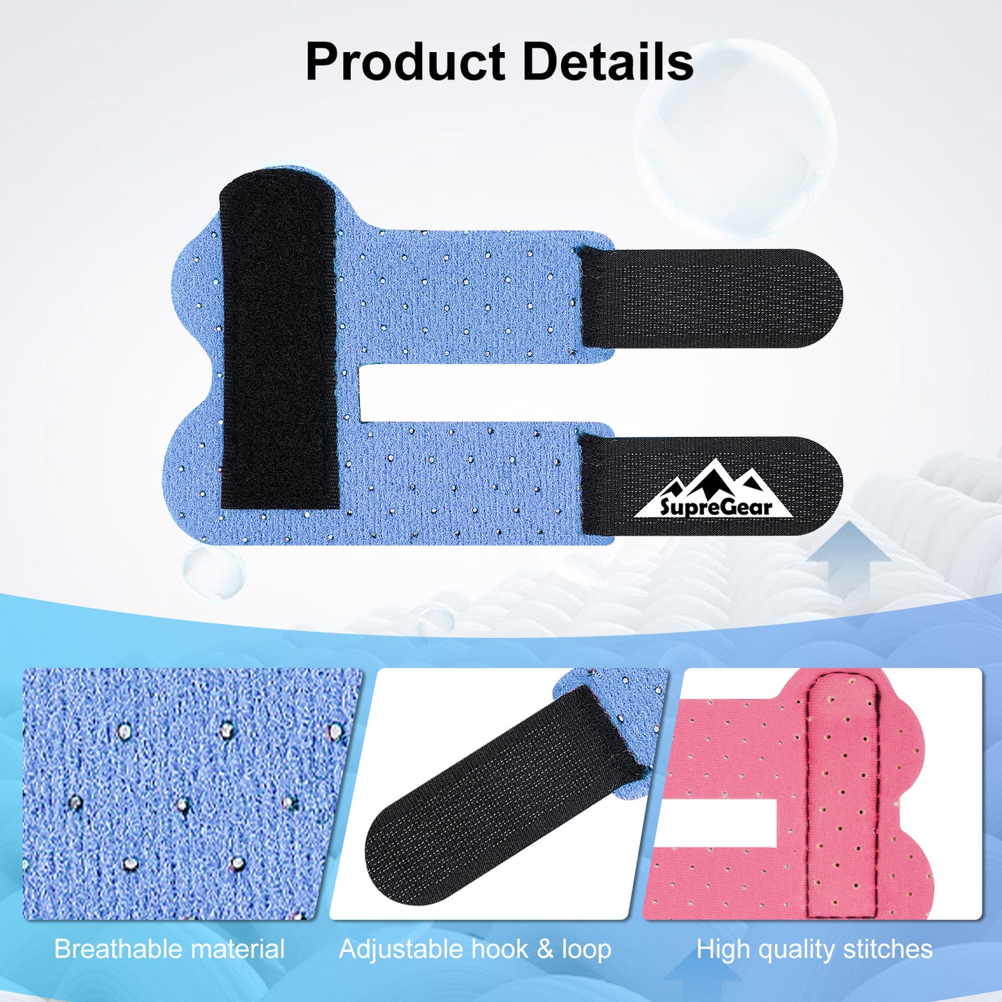 2-Pack Finger Splints, Universal Support for Broken & Trigger Fingers