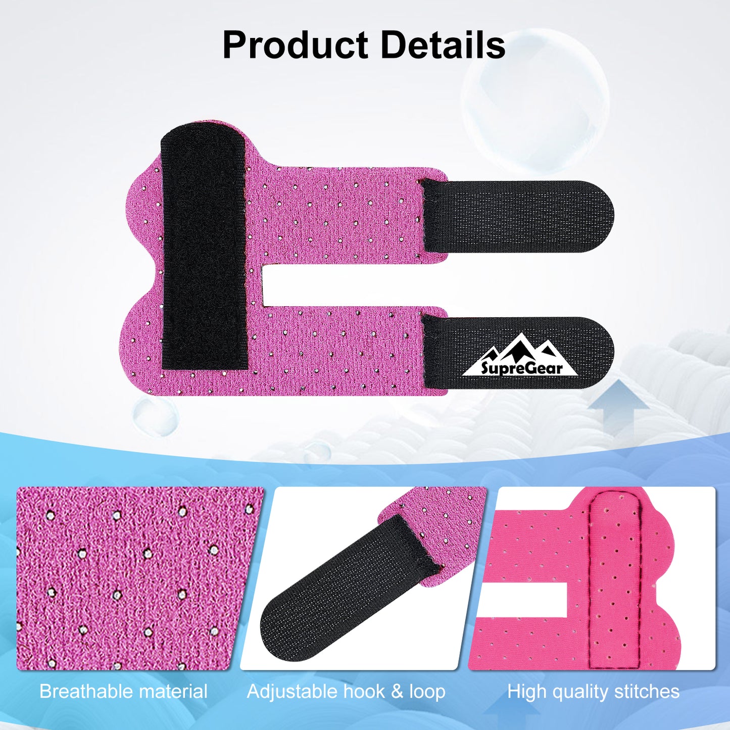 2-Pack Finger Splints, Universal Support for Broken & Trigger Fingers