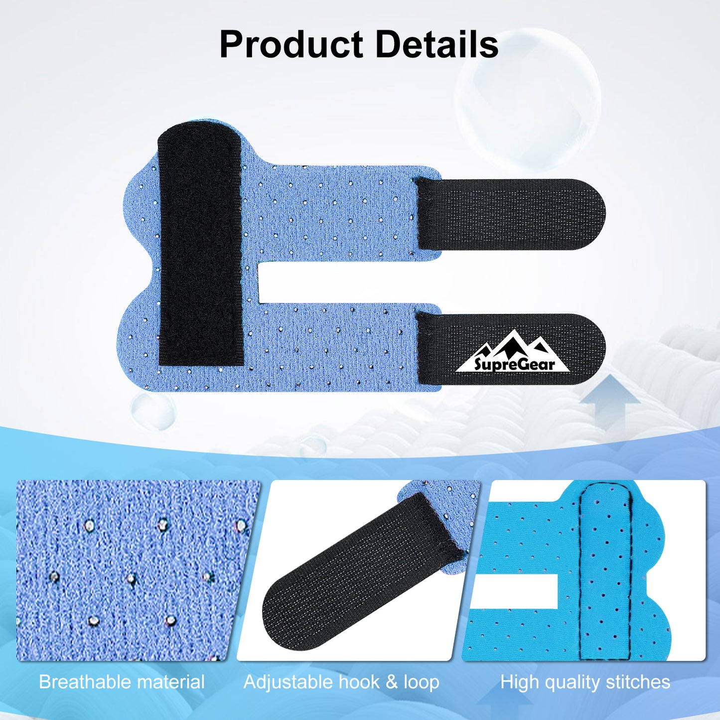 2-Pack Finger Splints, Universal Support for Broken & Trigger Fingers
