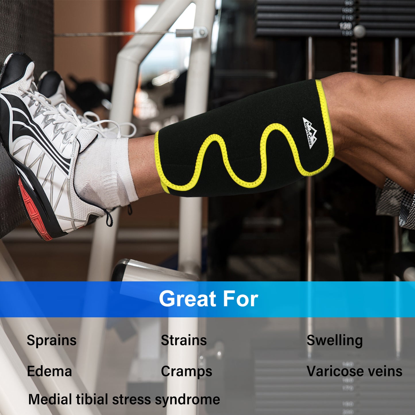 Adjustable Shin Splint Compression Calf Support Brace