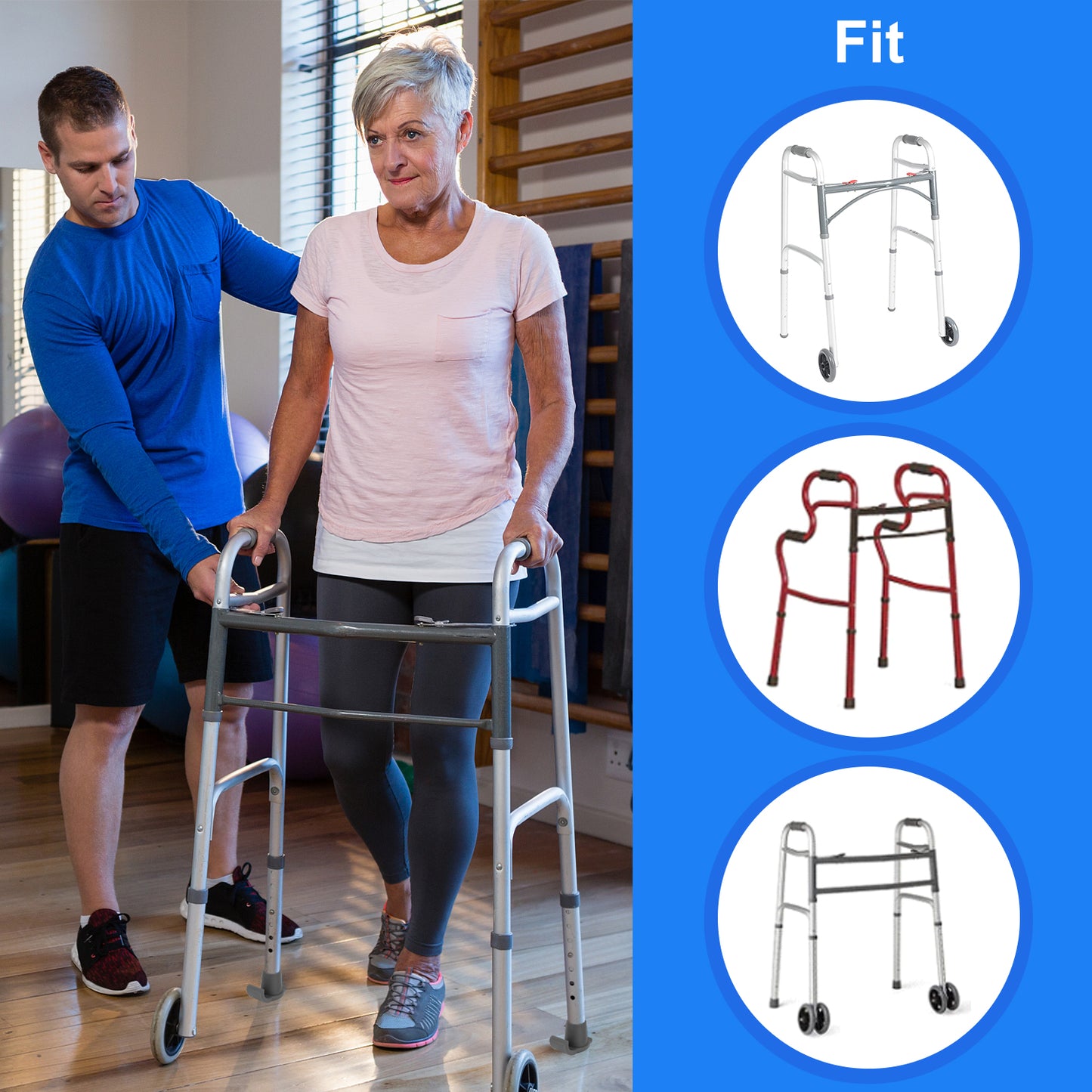 Glide Skis Accessory for Walker