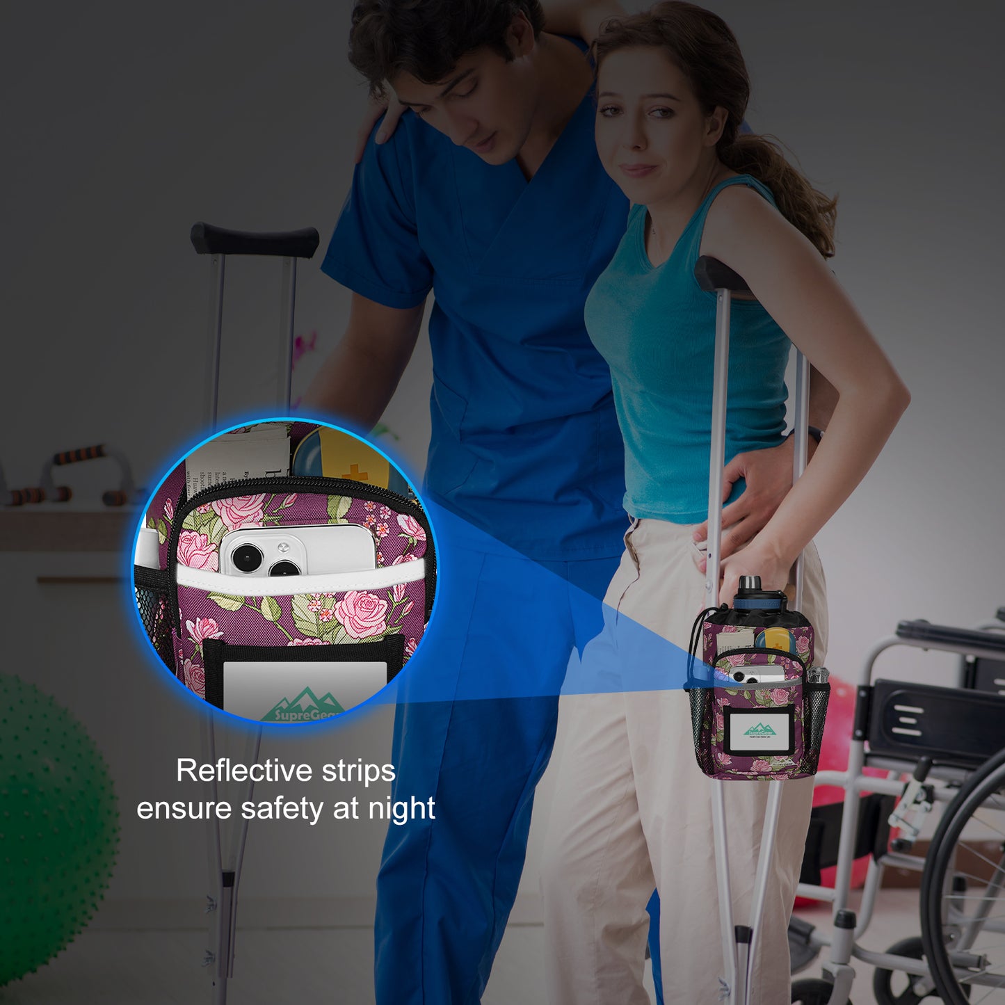 Waterproof Crutch Bag