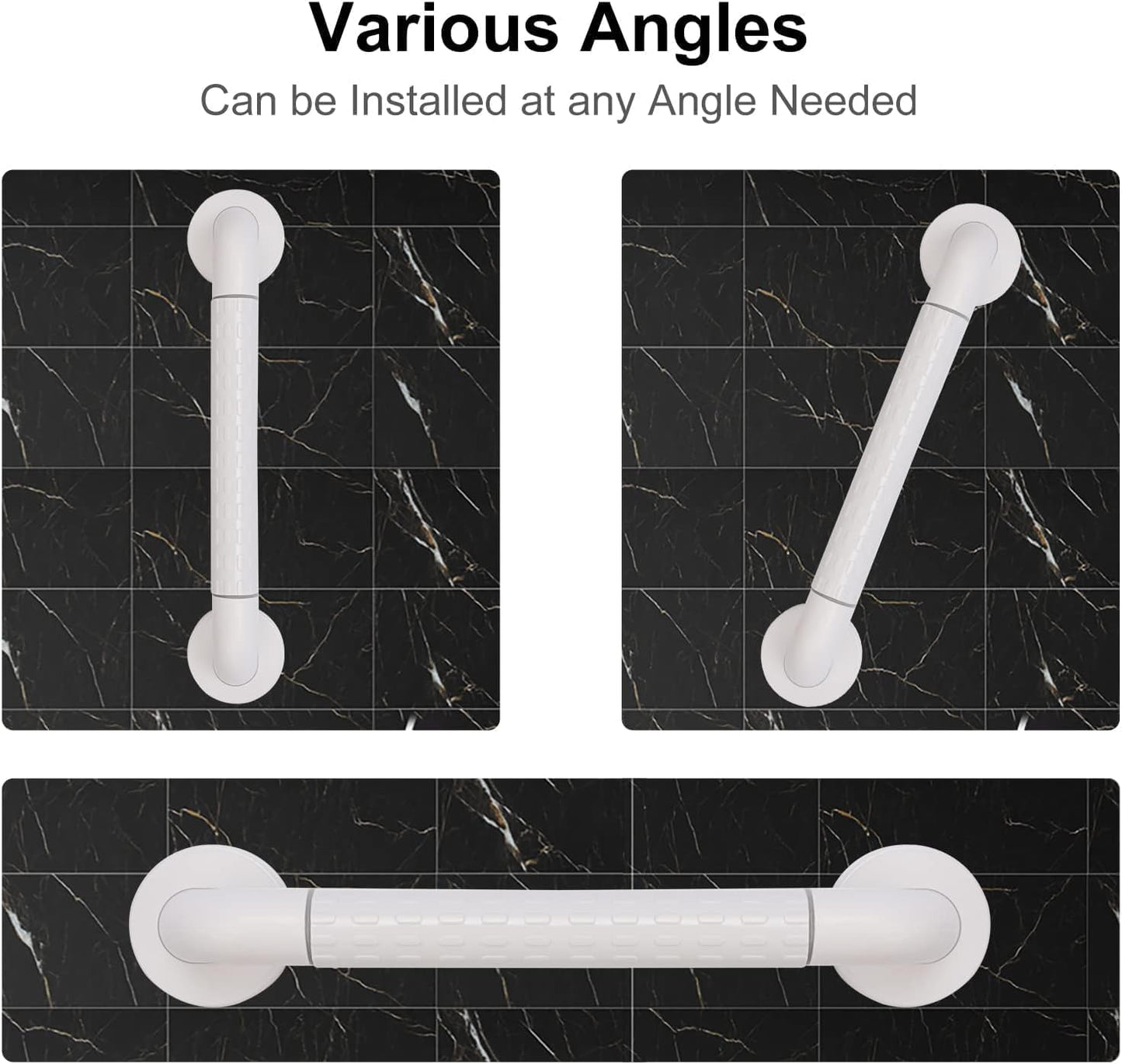 Non-Slip 304 Stainless Steel Bathroom Grab Bar Rail