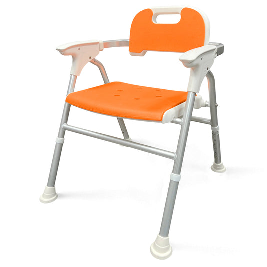 Quick-Fold Shower Chair w/ Anti-Slip Seats