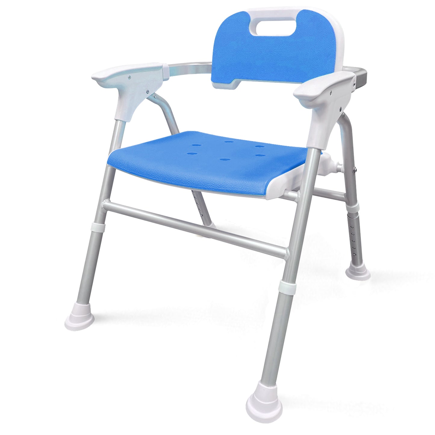 Quick-Fold Shower Chair w/ Anti-Slip Seats