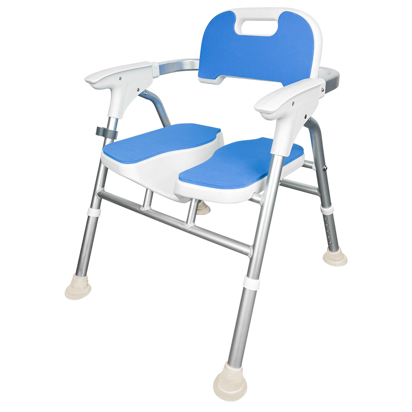Quick-Fold Shower Chair w/ Anti-Slip Seats