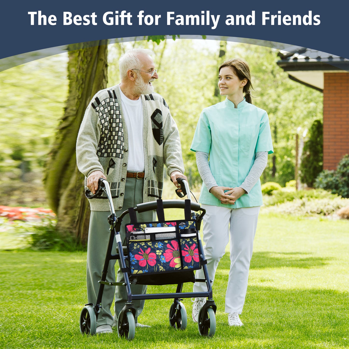 Water-Resistant Folding Walker Bag