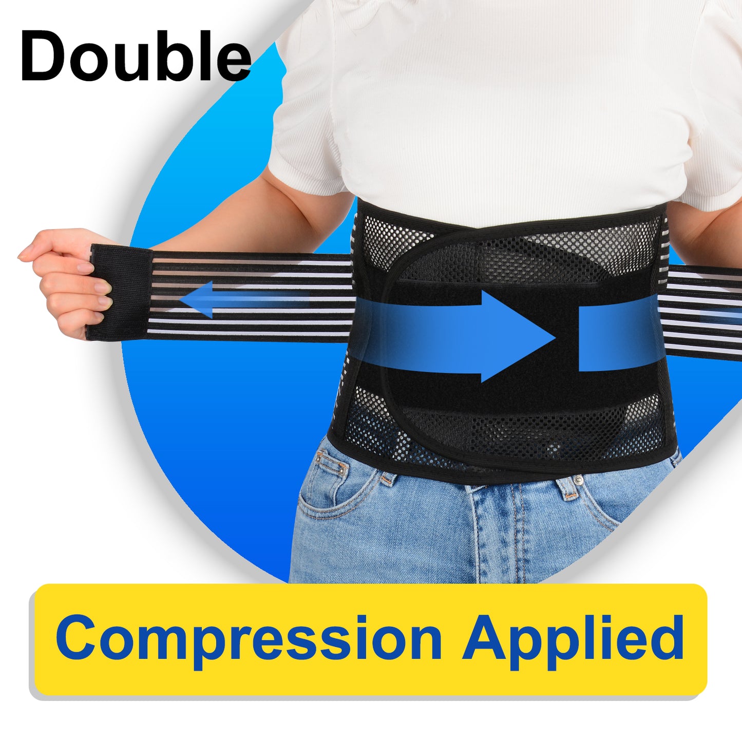 Back Brace for Lower Back Belt Waist Lumbar Support