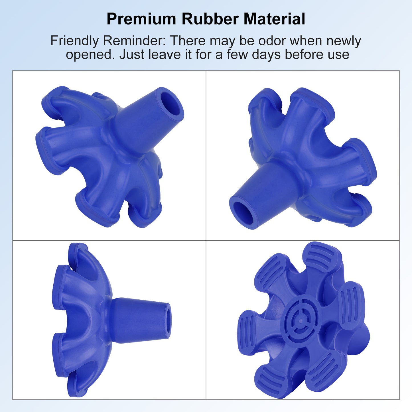 3/4 Inch Stable Six Point Non-Slip Cane Tip