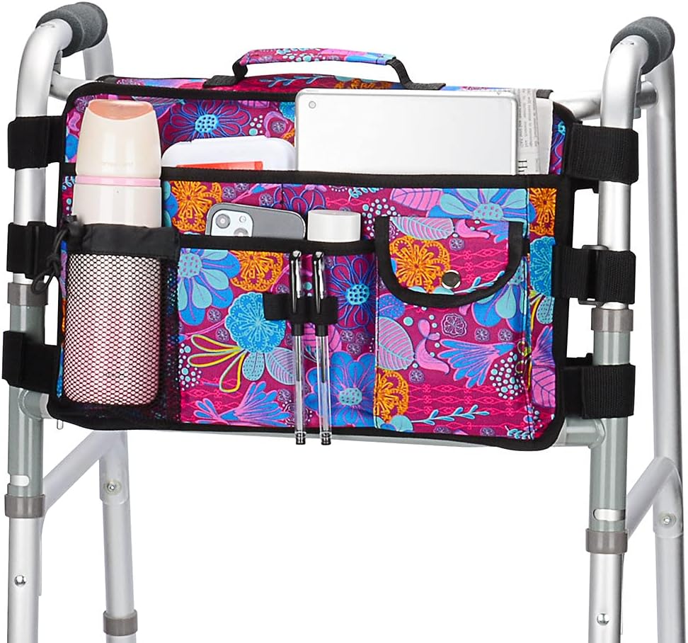 Double Side Walker Bag with 9 Pockets