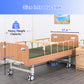 Wooden Hidden Hospital Bed w/ Full-Length Adjustable Side Rails