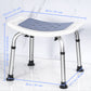 Shower Chair w/ Optional Backrest &  Suction Cups