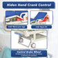 Hidden Adjustable Crank Hospital Bed(Mattress Included)