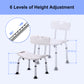 Shower Chair w/ Optional Backrest &  Suction Cups