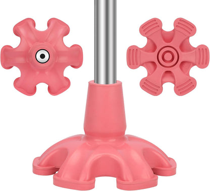 1 Pack Non-Slip Cane Tips with 6 Prong