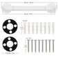 Non-Slip 304 Stainless Steel Bathroom Grab Bar Rail