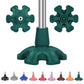 Self Standing Cane Tip 3/4 Inch 6-Prong Anti-Slip Rubber Replacement