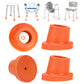 1 Inch Shower Chair Replacement Feet 4-Pack, Non-Slip Suction Rubber Tips for Bath Chairs