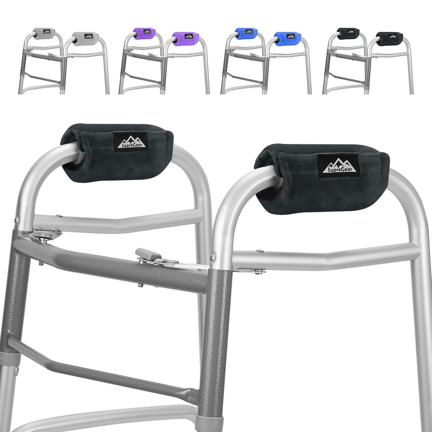 2 Pack Hand Grips Handle Covers Rollator Grip Pads