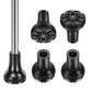 Heavy-Duty Wide Base Trekking Pole Tips – Non-Slip Rubber, Shock Absorbing