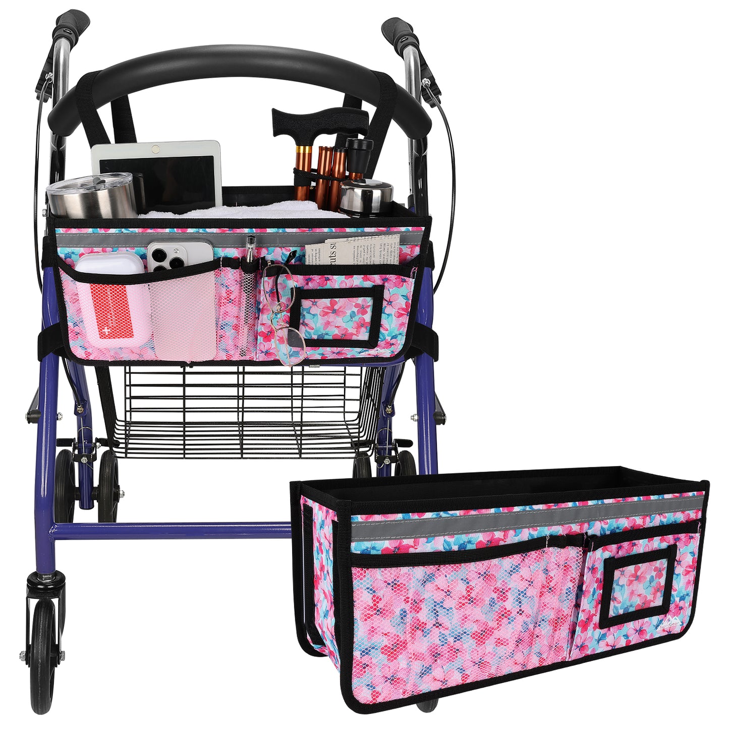 Large Capacity Rollator Basket