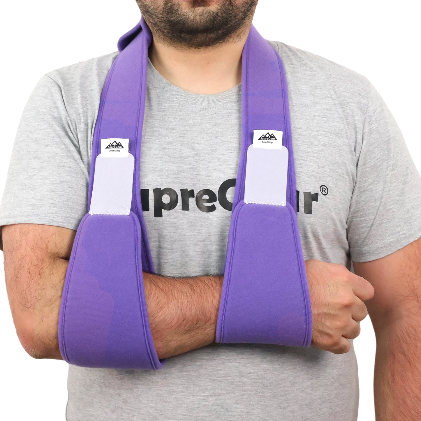 Arm Sling Shoulder Immobilizer, 0.18 lb Lightweight Support with 61" Adjustable Straps