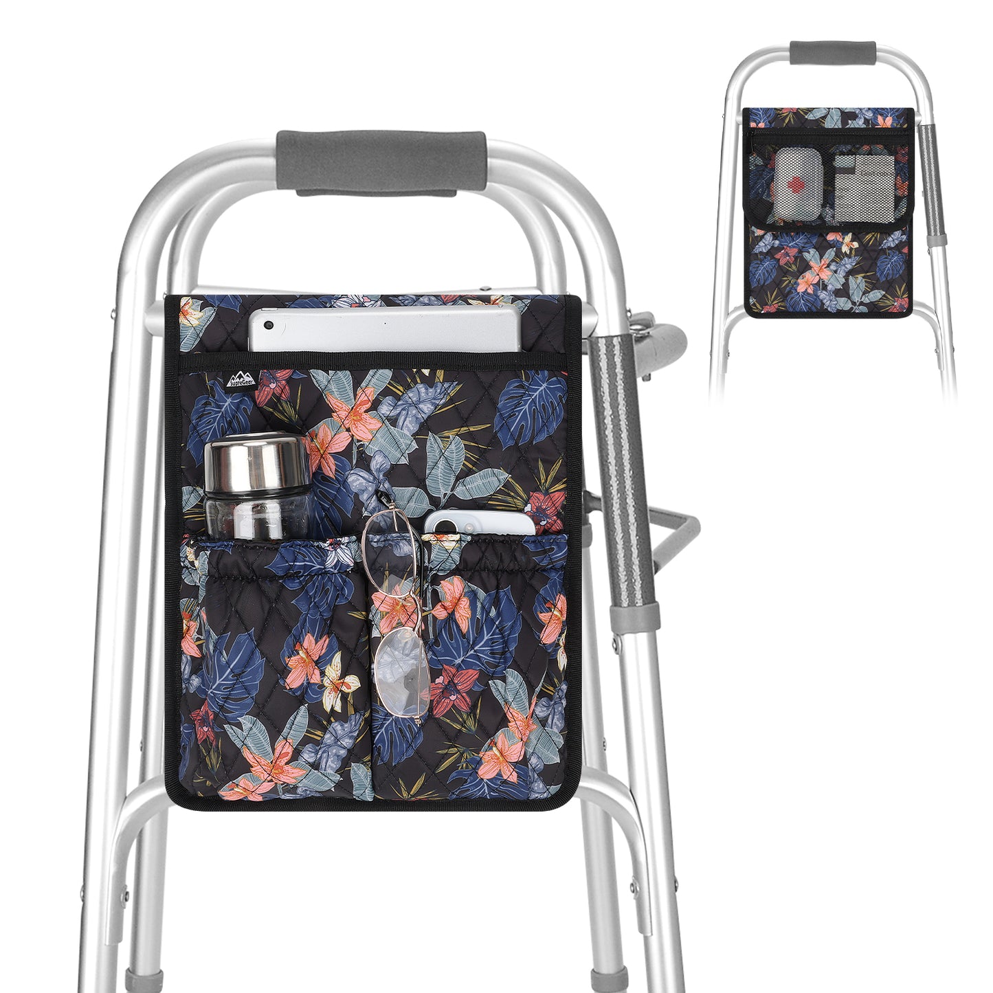 Universal Walker Bag Organizer with Multiple Pockets