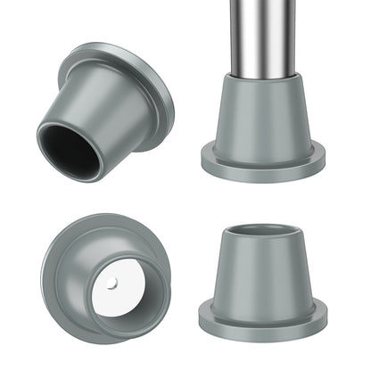 Shower Chair Replacement Feet 4 Pack Non Slip Rubber Tips for Bath Chairs 1-1/8 Inch