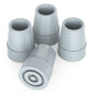 4-Pack 1" Heavy Duty Rubber Cane Tips