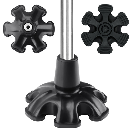 3/4 Inch Stable Six Point Non-Slip Cane Tip
