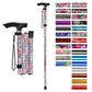 Folding Cane Adjustable Walking Stick Lightweight Travel Cane with T Handle