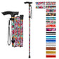 5-Level Adjustable Height Walking Stick Folding Cane