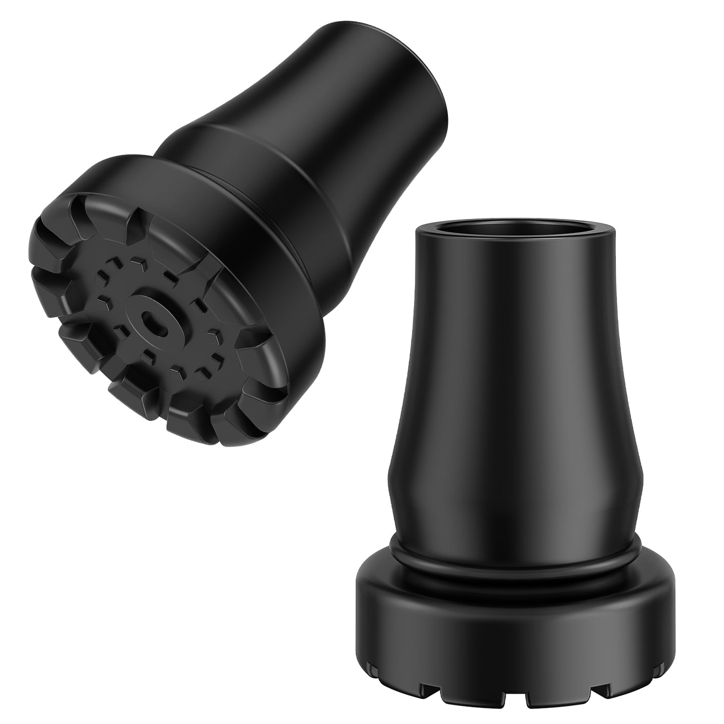 Heavy Duty 3/4" Cane Tips, Anti-Slip Rubber Feet