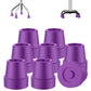 Cane Tips Replacement Rubber 4 or 8 Pack for Walking Canes & Quad Canes 1/2 or 5/8 Inch