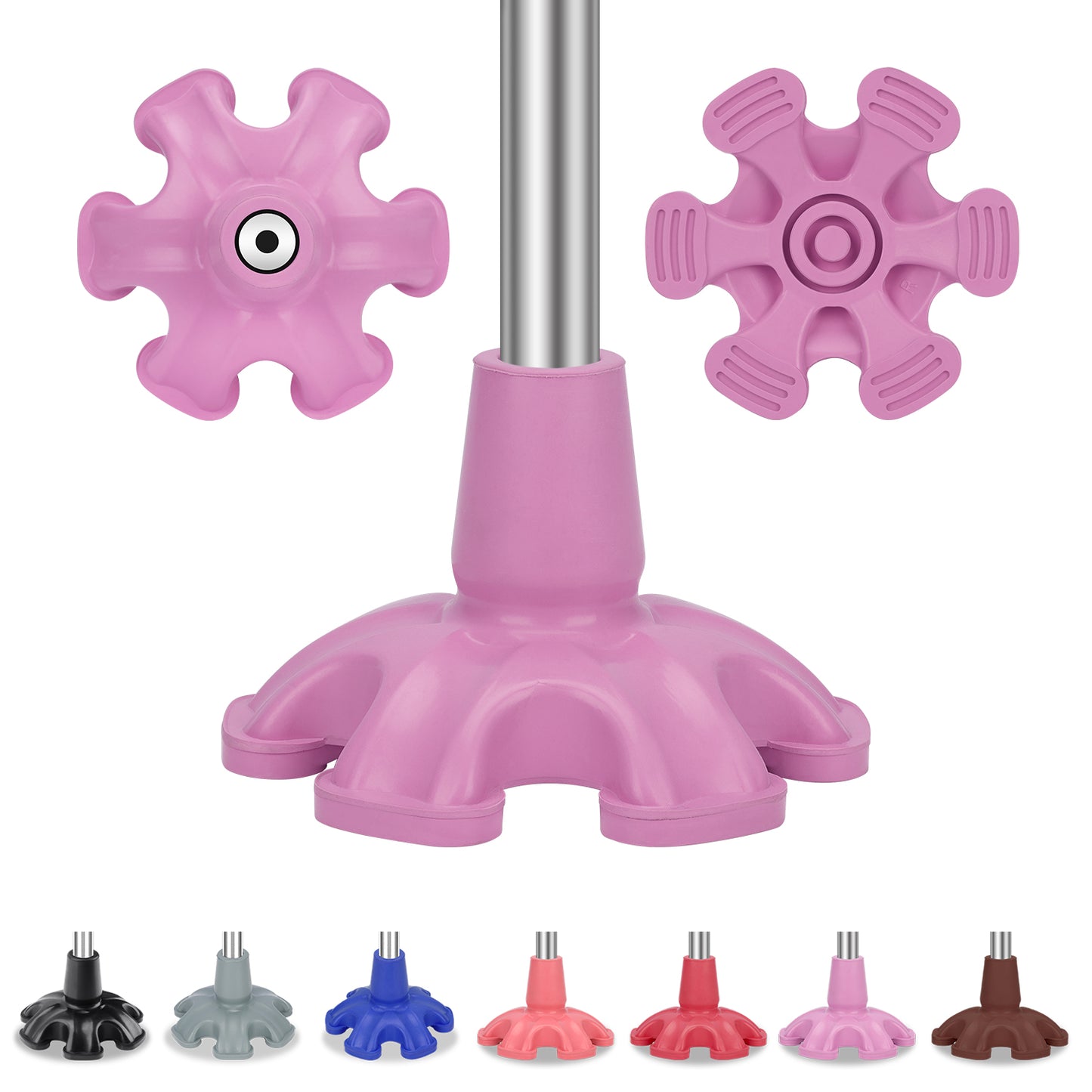 3/4 Inch Stable Six Point Non-Slip Cane Tip