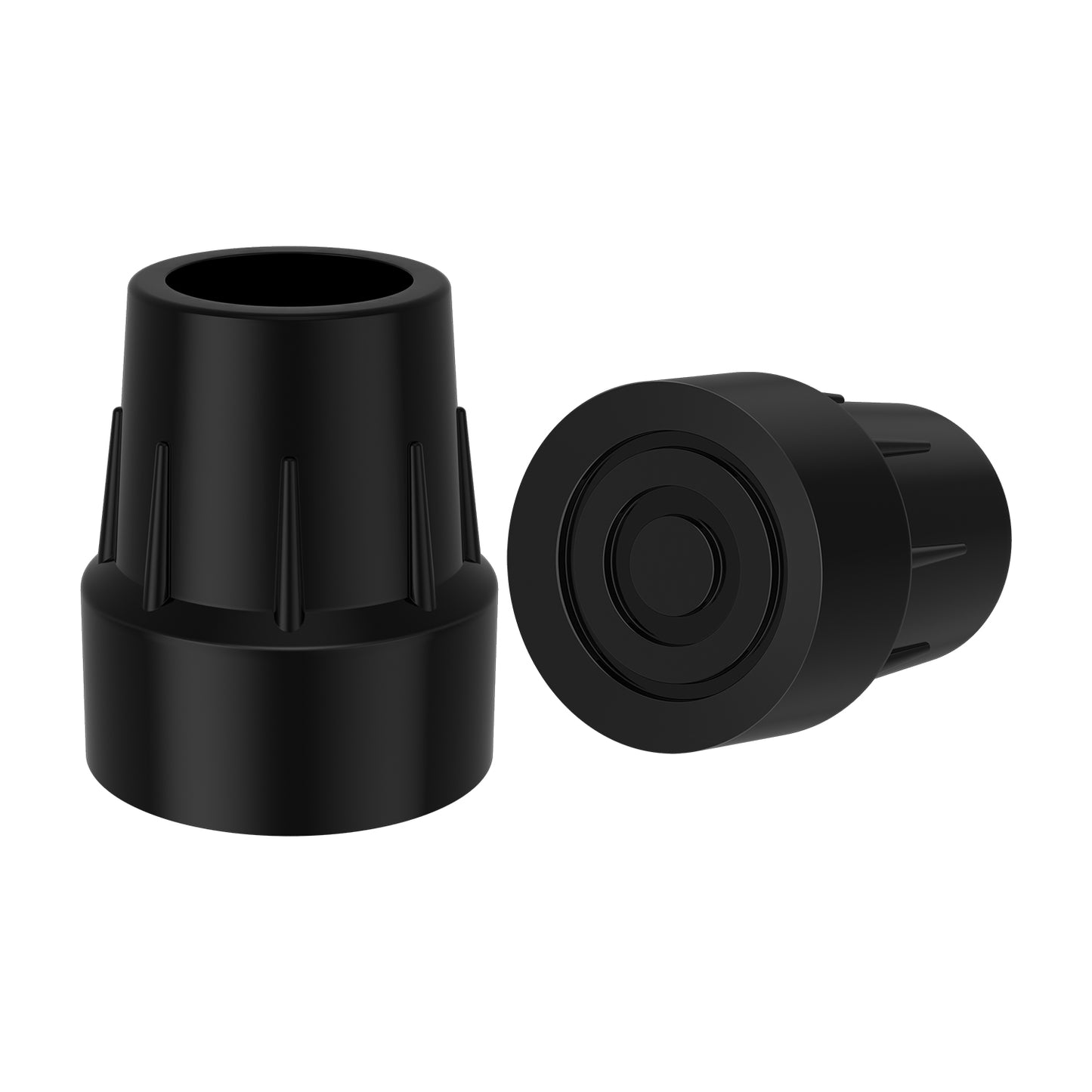 1" Heavy Duty Cane Tips, 2-Pack