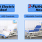 4-Function Remote Control Electric Hospital Bed (Mattress Included)