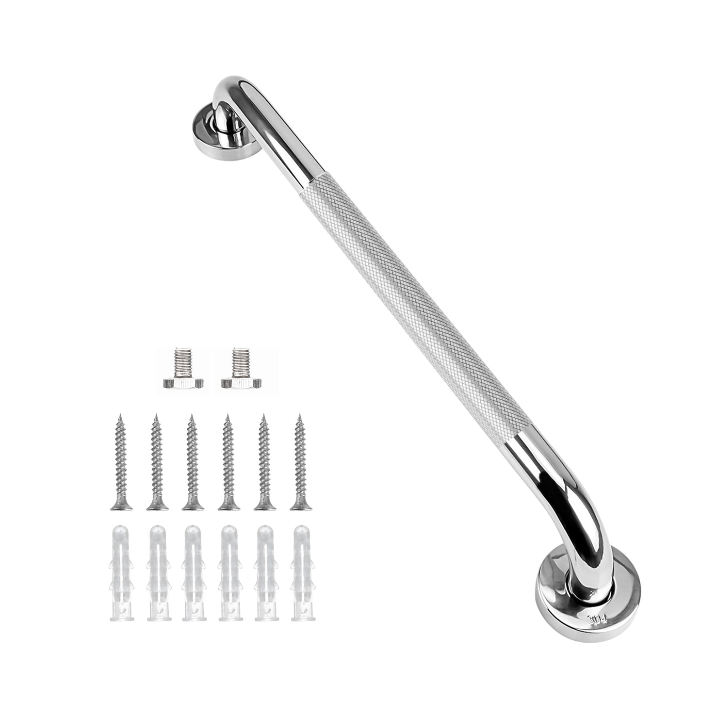 Non-Slip Bathroom Grab Bar Rail